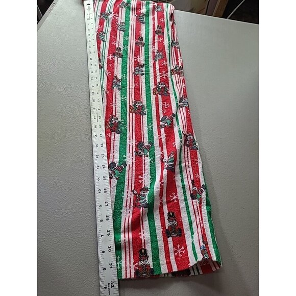 BUC-EE'S Christmas Flannel Sleep Pajama Pants Size L Unisex Cotton Red Green - Picture 11 of 11